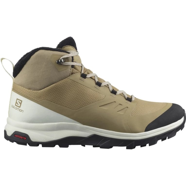 Botas de Invierno Salomon Outsnap CSWP Hombre Verde Oliva | MX YHGX910